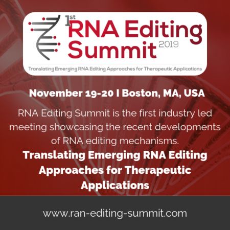 1st RNA Editing Summit 2019