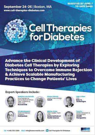 Cell Therapies for Diabetes