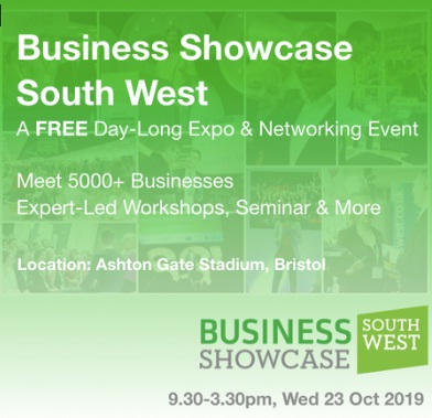 Business Showcase South West, Free Exhibition, Bristol 23 October 2019