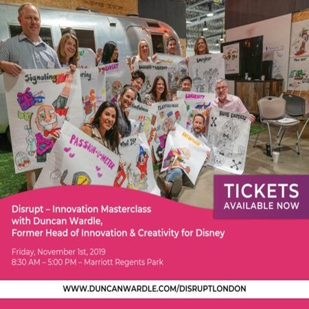 Innovation Masterclass London 2019 - with former Disney Head of Innovation
