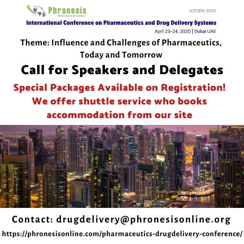 International Conference on Pharmaceutics and Drug Delivery Systems