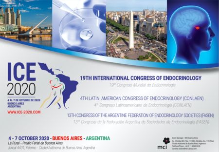 ICE 2020 / 19th International Congress of Endocrinology / 4-7 October 2020