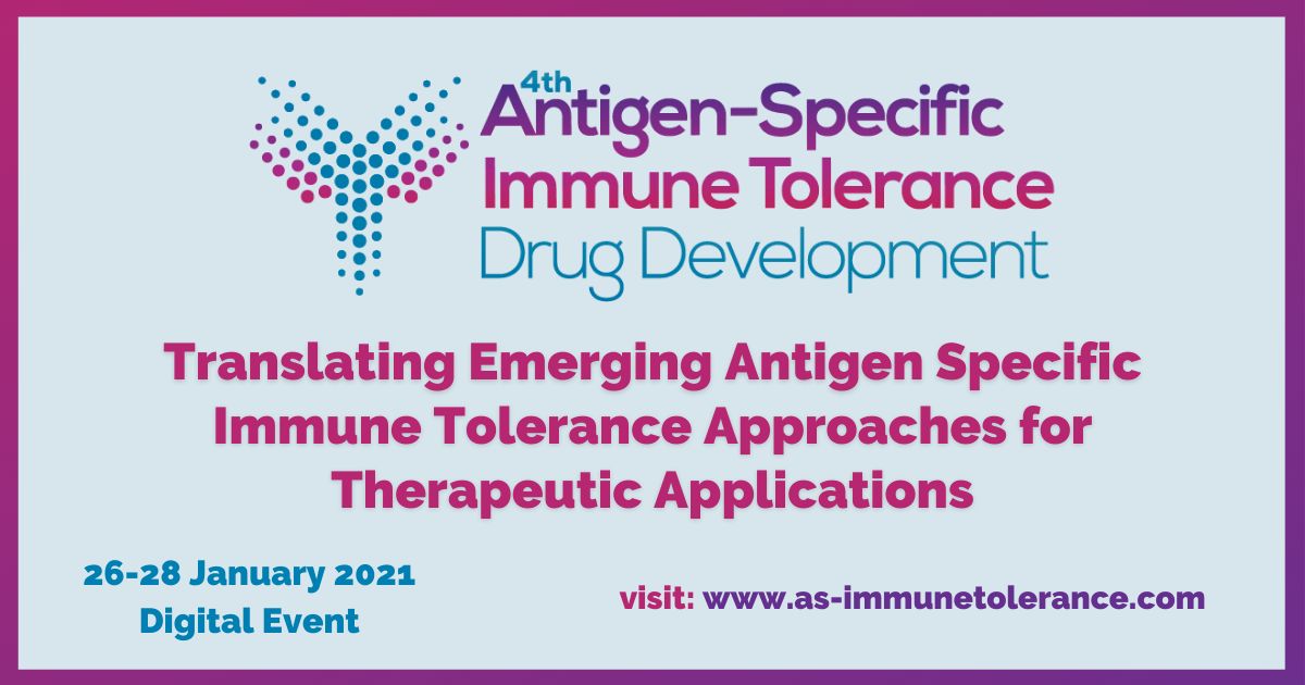 4th Antigen Specific Immune Tolerance Digital Summit