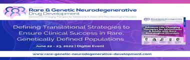 1st Rare and Genetic Neurodegenerative Drug Development Summit