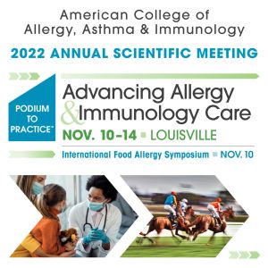 ACAAI Annual Scientific Meeting, November 2022, Louisville
