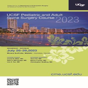 UCSF Pediatric and Adult Spine Surgery Course