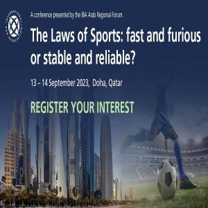The Laws of Sports: fast and furious or stable and reliable? - 13-14 Sept, Doha