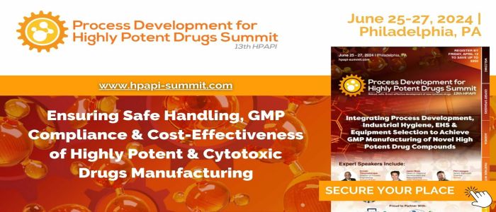 13th Process Development for Highly Potent Drugs Summit (HPAPI)