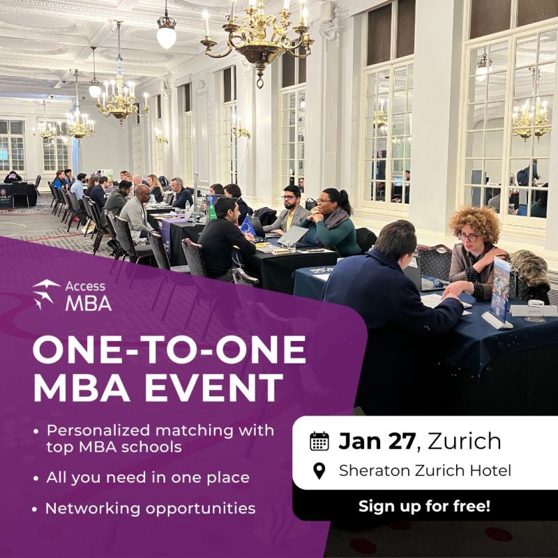 Access MBA event in Zurich