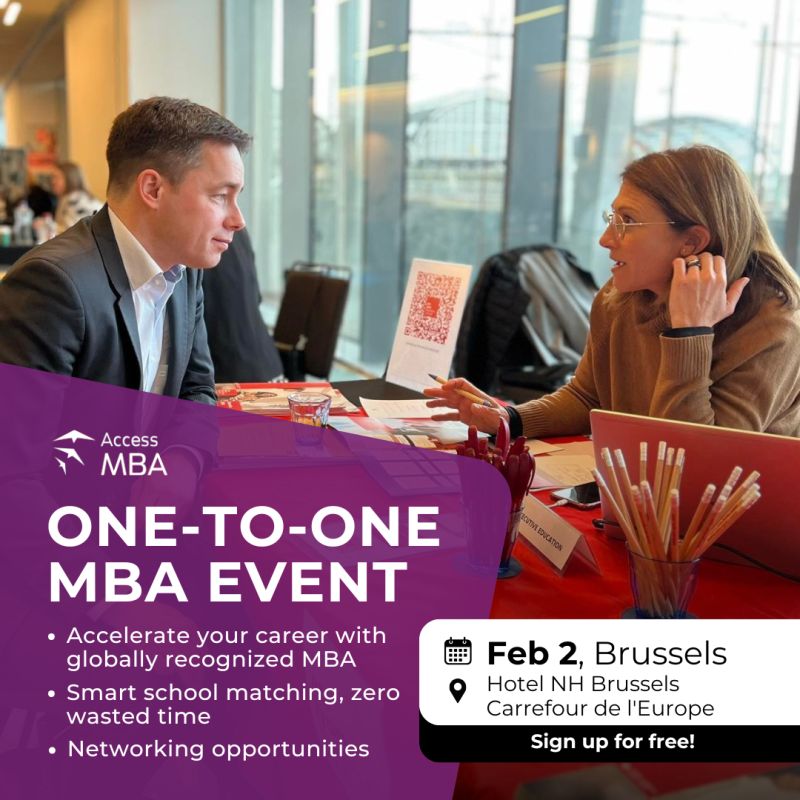 One Day. One City. Your Future MBA. | Brussels . February 2
