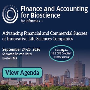 Finance and Accounting for Bioscience: CPE Accredited Forum for Emerging Biotechs