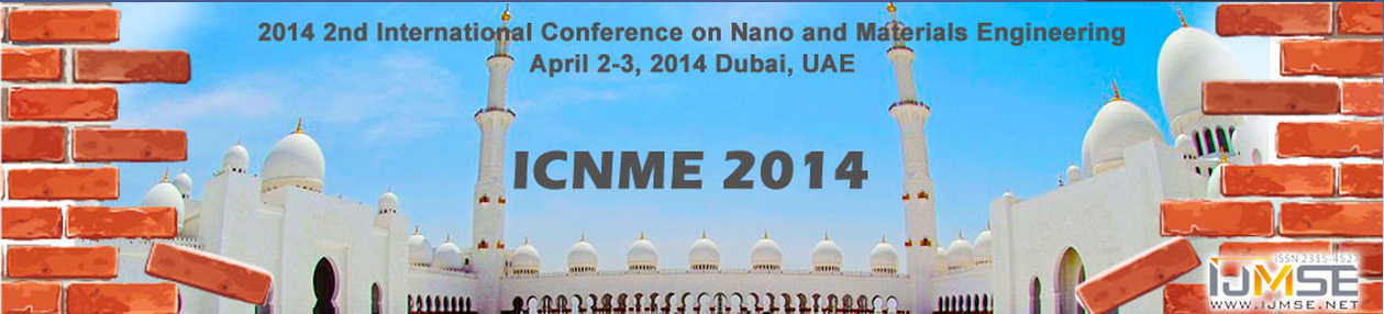 2nd Int. Conf. on Nano and Materials Engineering