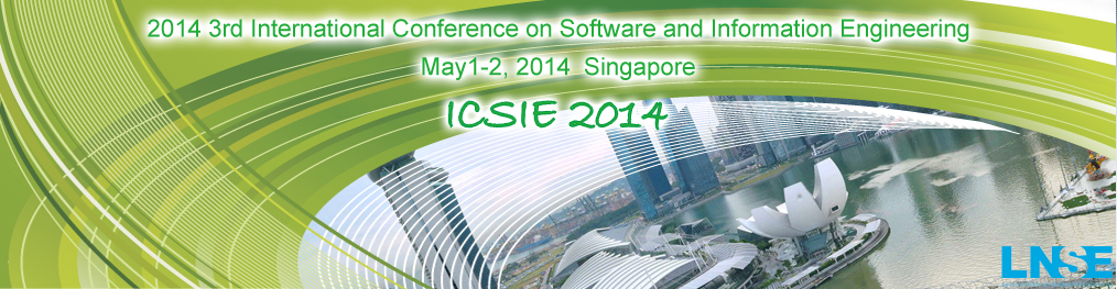 3rd Int. Conf. on Software and Information Engineering