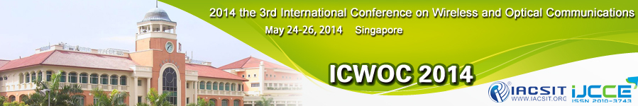 3rd Int. Conf. on Wireless and Optical Communications