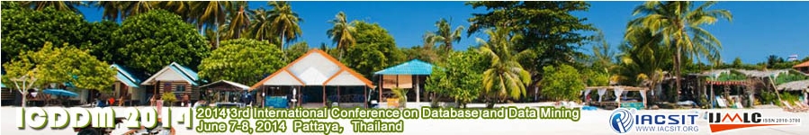 3rd Int. Conf. on Database and Data Mining