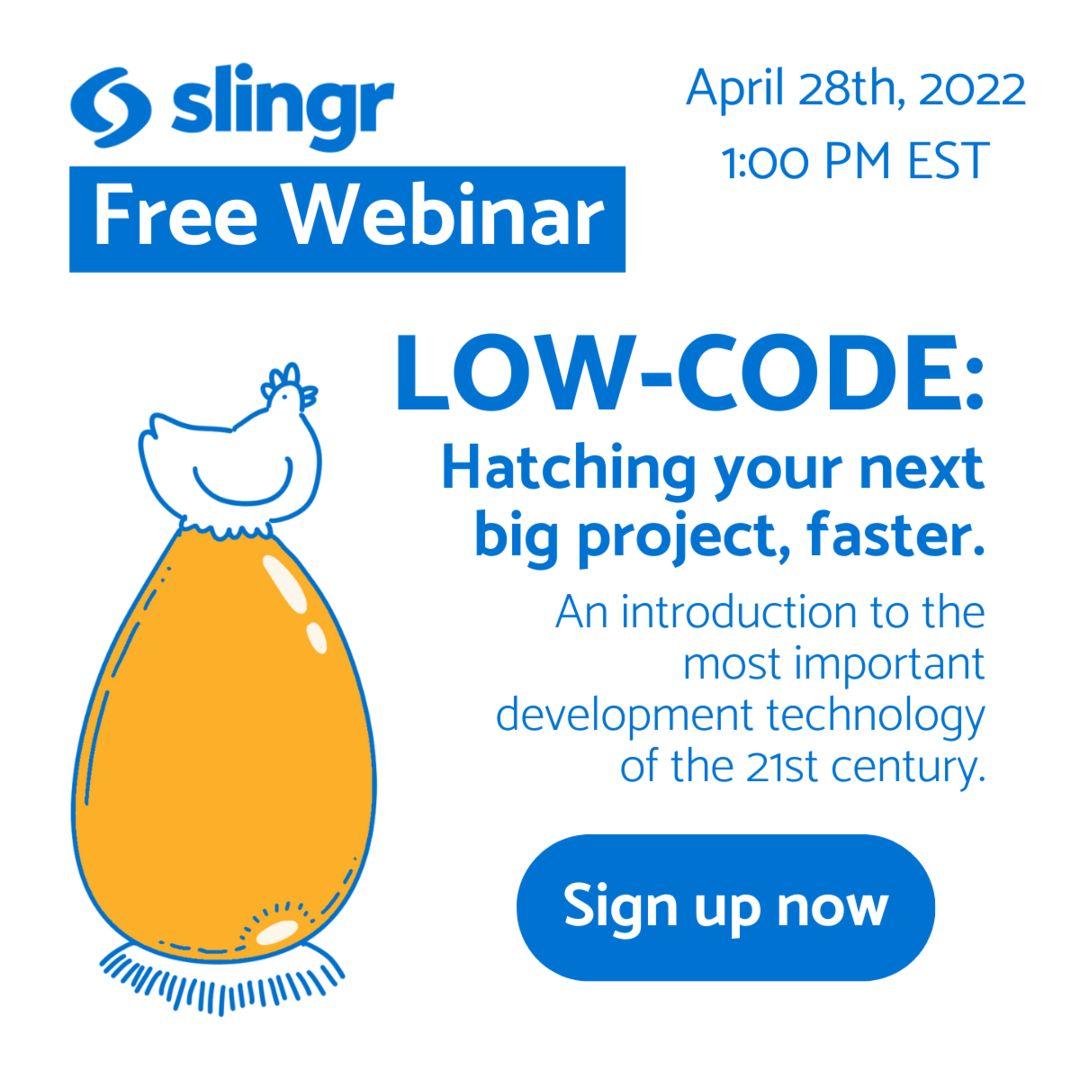 SLINGR: An introduction to low-code