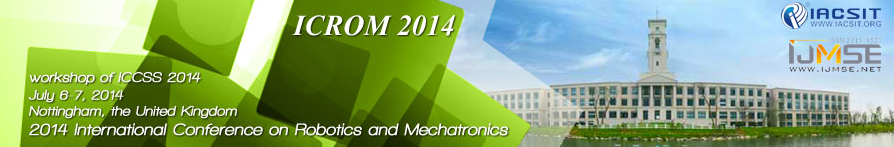 Int. Conf. on Robotics and Mechatronics