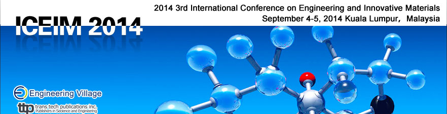 3rd Int. Conf. on Engineering and Innovative Materials