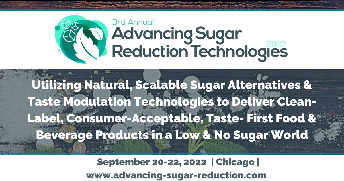 3rd Annual Advancing Sugar Reduction Technologies Summit
