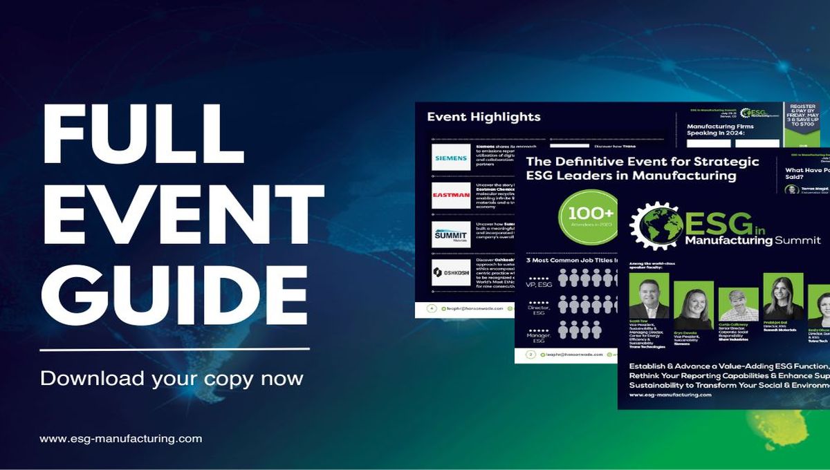 ESG in Manufacturing Summit 2024