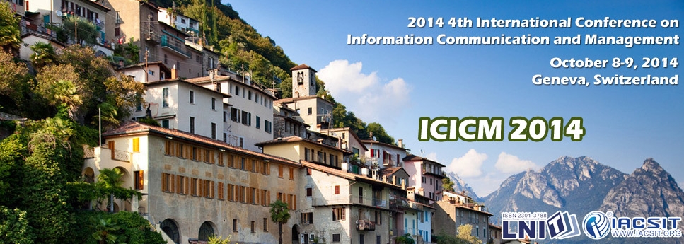 2014 4th Int. Conf. on Information Communication and Management