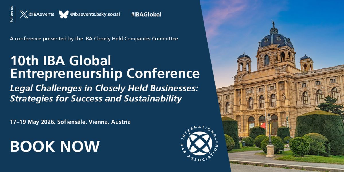 10th Global Entrepreneurship Conference: Legal Challenges in Closely Held Businesses: Strategies for Success and Sustainability