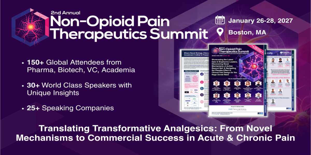 2nd Non-Opioid Pain Therapeutics Summit