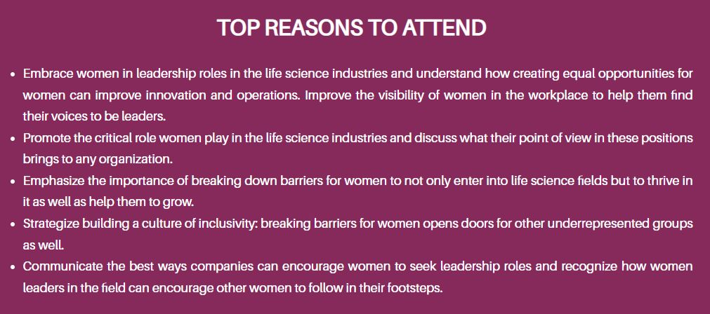 Fearless Women Leaders in Life Sciences Summit