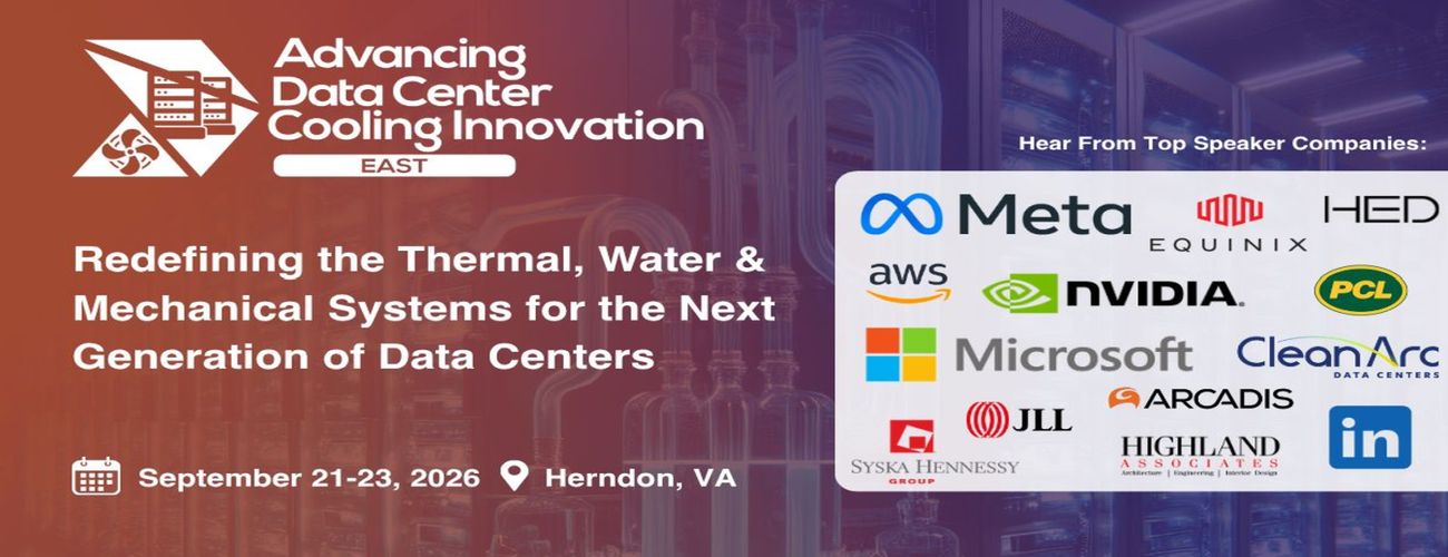 Advancing Data Center Cooling Innovation East