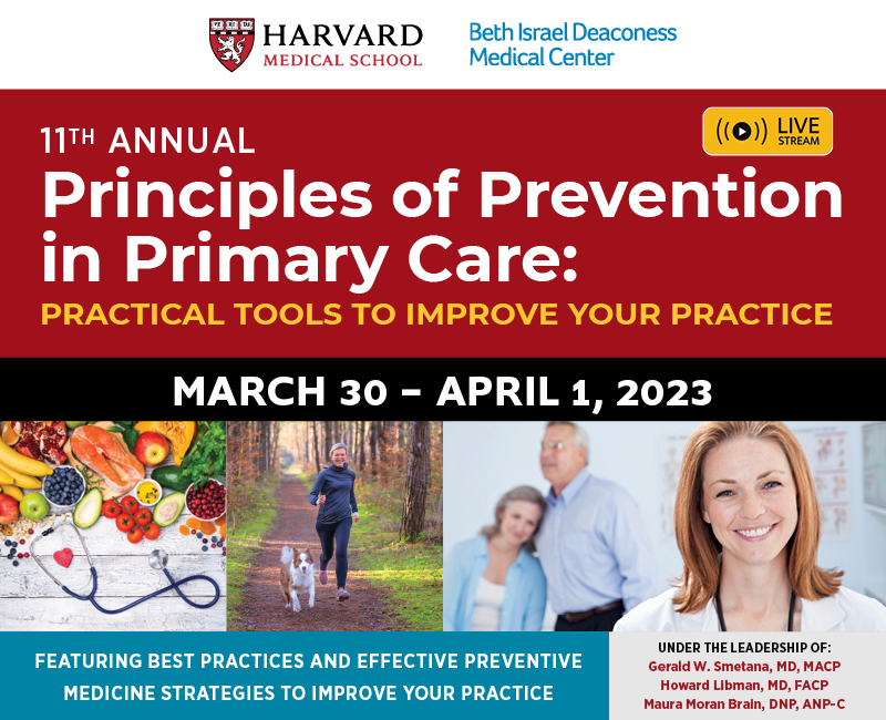 Principles of Prevention in Primary Care: Practical Tools to Improve Your Practice | LIVESTREAM