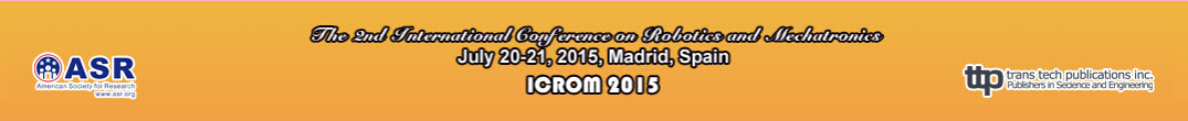 2nd Int. Conf. on Robotics and Mechatronics