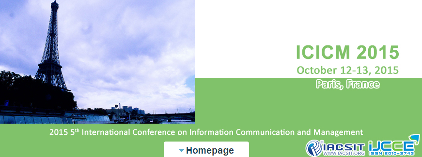 5th Int. Conf. on Information Communication and Management