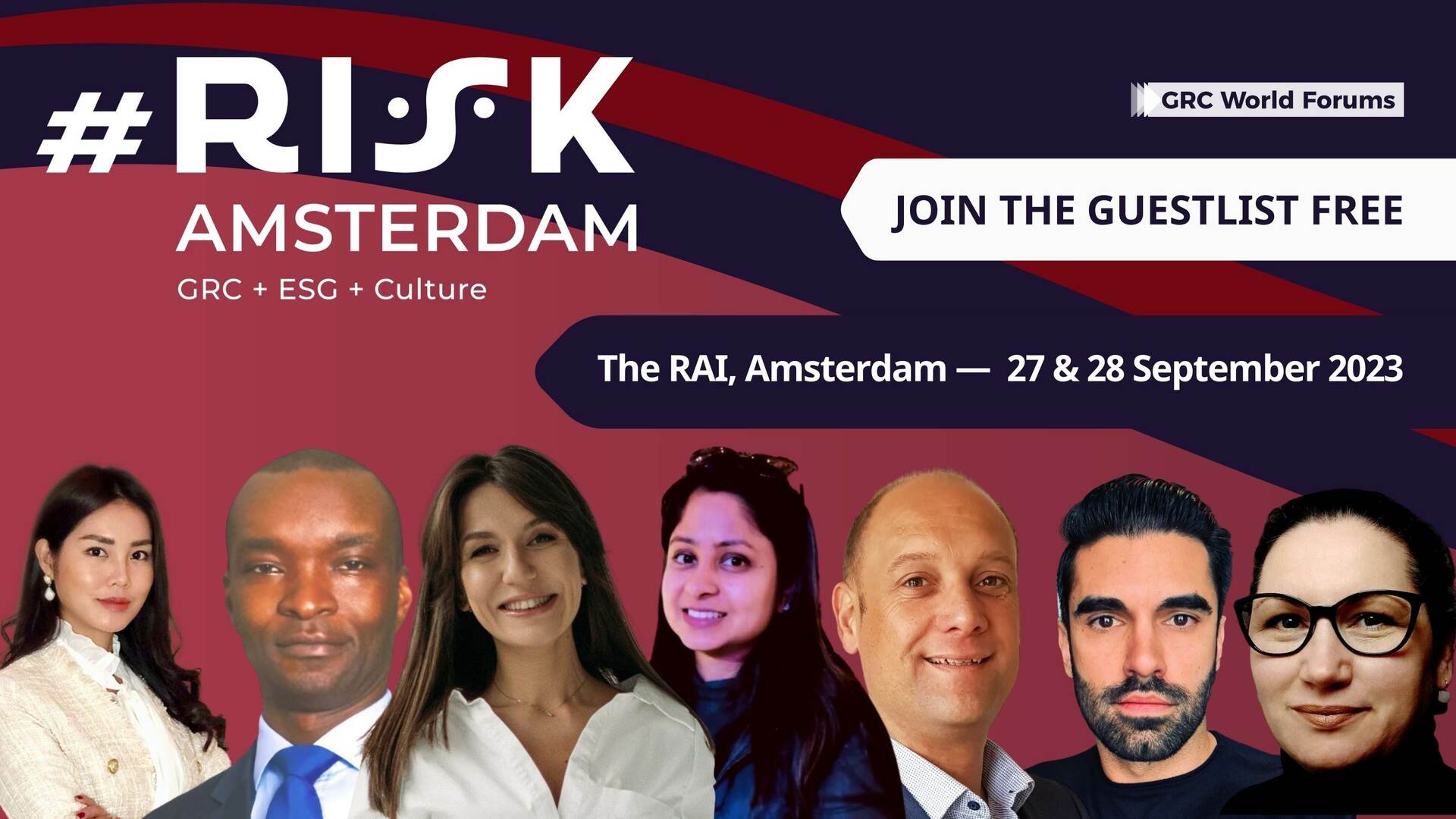 #RISK Amsterdam - GRC + ESG + Culture | Europe's Leading Risk Focused Expo | 27 and 28 September, RAI