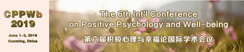 6th Int. Conf. on Positive Psychology and Well-being 