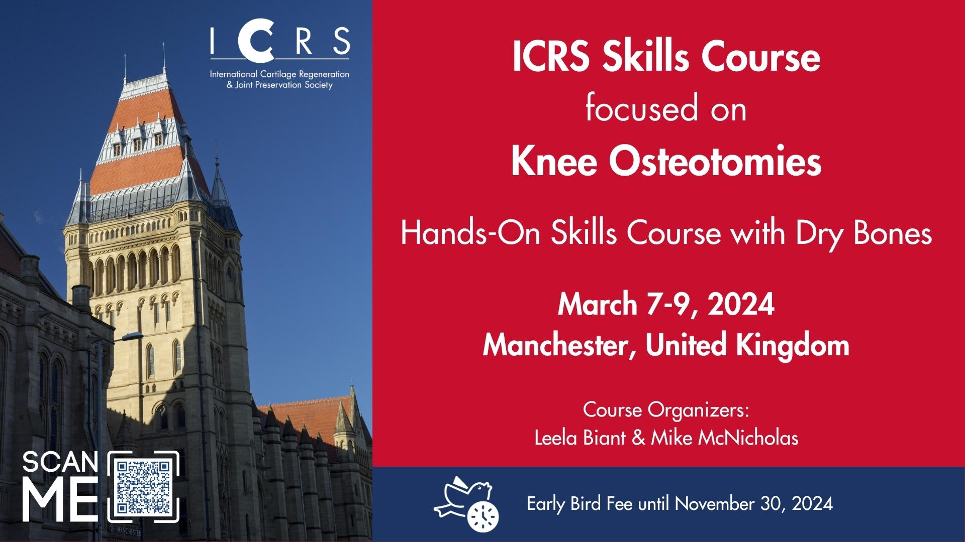 ICRS Skills Course focused on Knee Osteotomies
