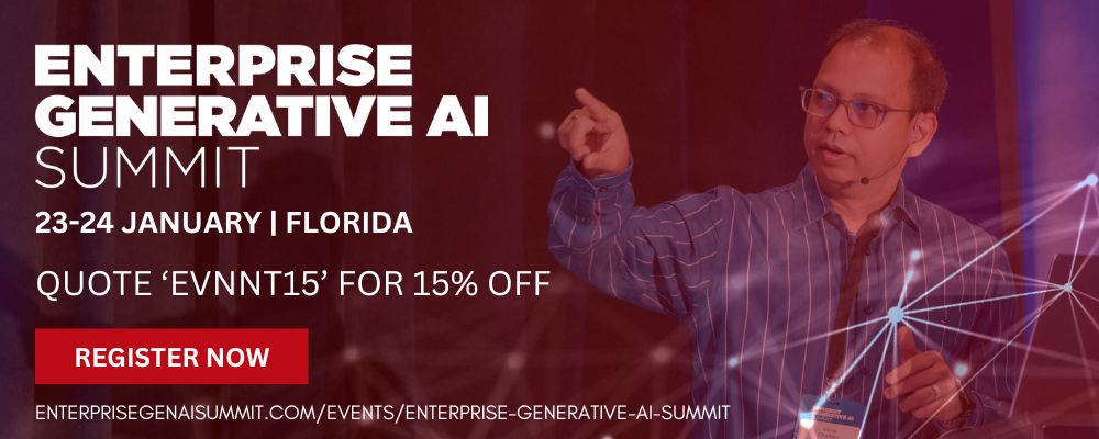 Enterprise Generative AI Summit, Florida, January 2024