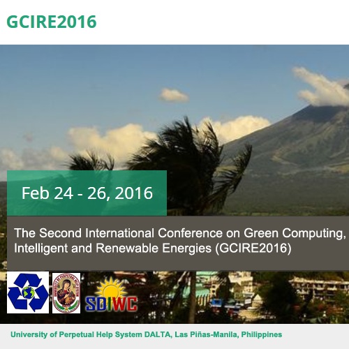 2nd Int. Conf. on Green Computing, Intelligent and Renewable Energies (GCIRE2016)