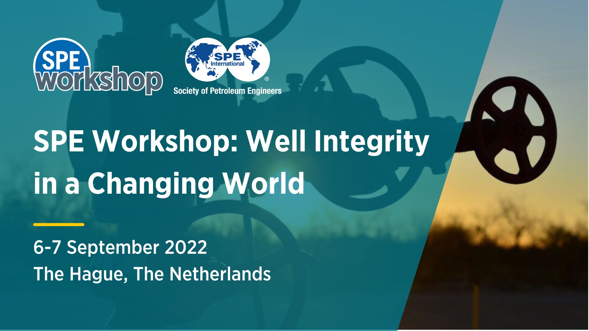 SPE Workshop: Well Integrity in a Changing World, 6-7 September 2022, The Netherlands