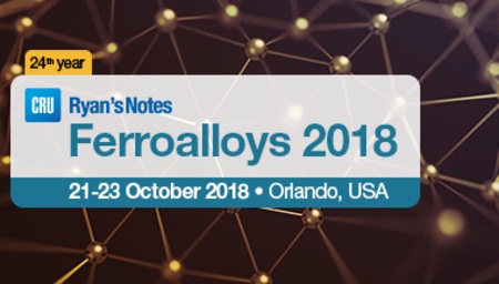 CRU Ryan's Notes Ferroalloys Conference 2018, Orlando, Florida, USA
