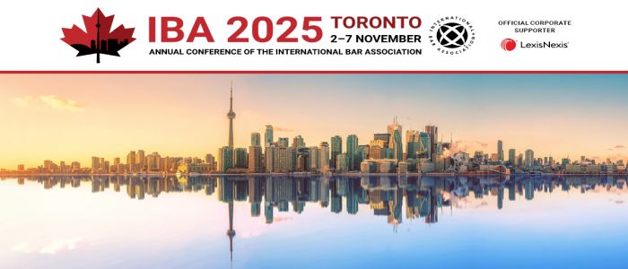 IBA Annual Conference 2025, 2-7 November 2025, Toronto, Canada
