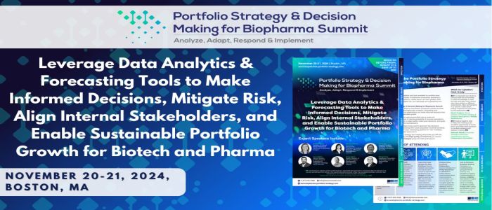 Portfolio Strategy and Decision Making for Biopharma Summit 2024