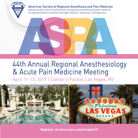 44th Annual Regional Anesthesiology and Acute Pain Medicine Meeting