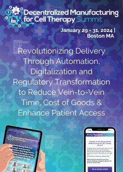 Decentralized Manufacturing for Cell Therapy