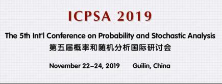 The 5th Int'l Conference on Probability and Stochastic Analysis (ICPSA-N 2019)