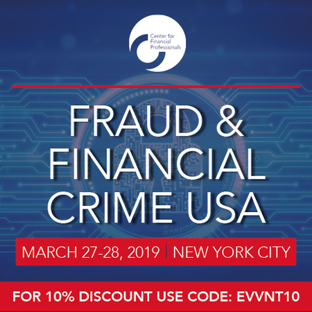 Fraud and Financial Crime USA 2019 | March 27-28, 2019 | New York City