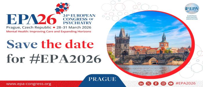 34th European Congress of Psychiatry | 28-31 March 2026 | Prague, Czech Republic