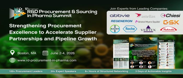 10th R and D Procurement and Sourcing in Pharma Summit