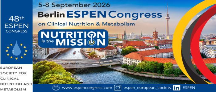 48th ESPEN Congress | 5-8 September 2026 | Berlin, Germany