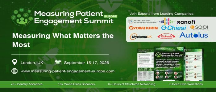 Measuring Patient Engagement Summit Europe