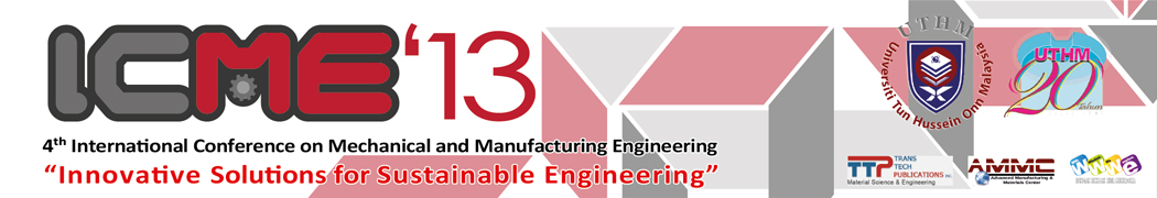 4th Int. Conf. on Mechanical and Manufacturing Engineering